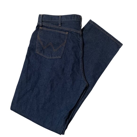 Wrangler Mens Flame Resistant Blue Jeans Relaxed Fit Sz 38x36 FR13MWZ HRC2/2112 - Picture 4 of 14
